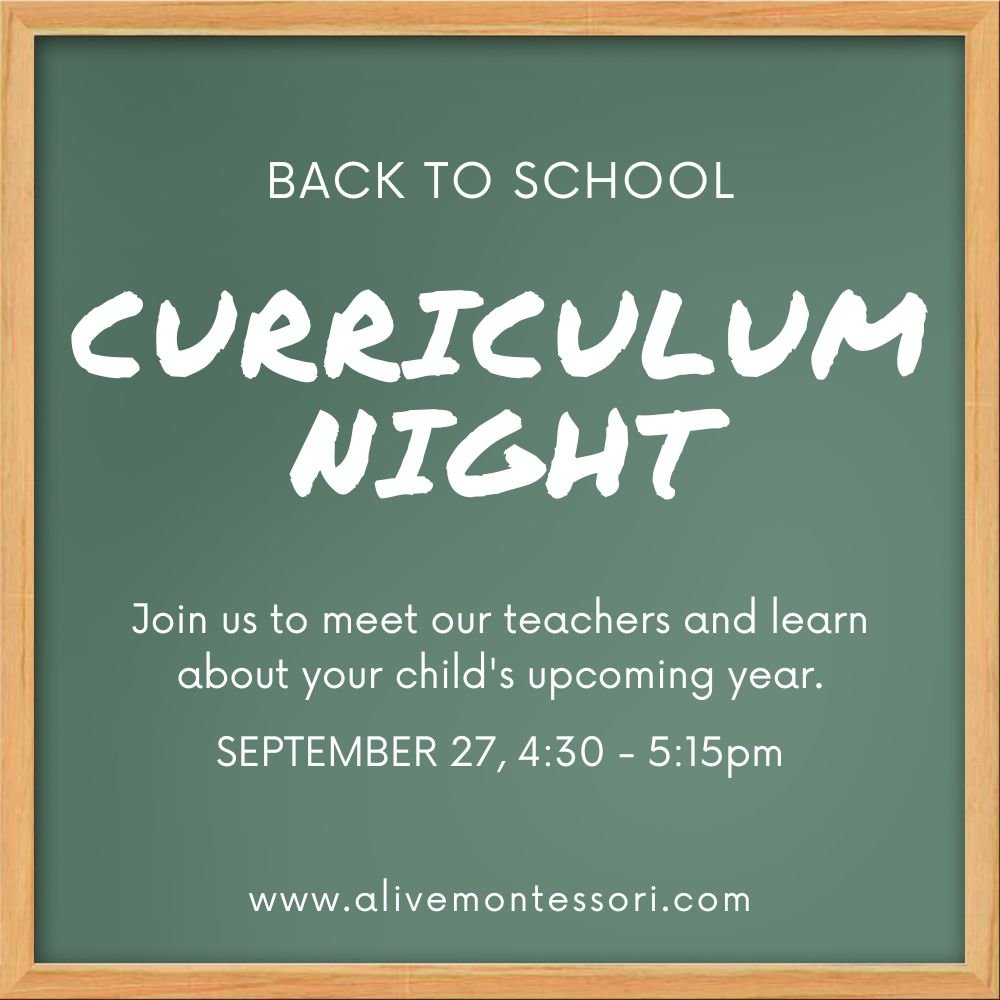 Curriculum Night